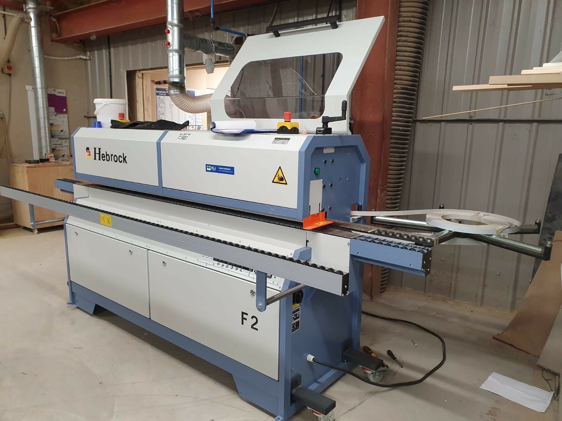 King Cabinet Makers take delivery of the Hebrock F2 from R&J…